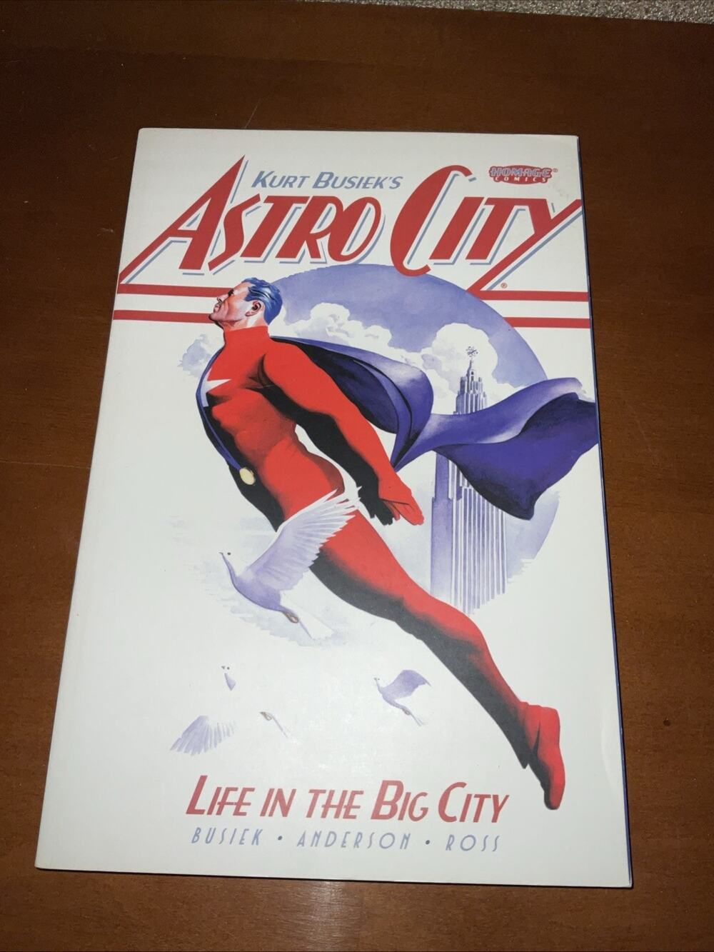 ASTRO CITY VOL. 1 GRAPHIC NOVEL Signed BY KURT BUSIEK